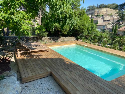 Loue maison avec piscine dans le village de Grignan en Drôme Provençale - 8 couchages