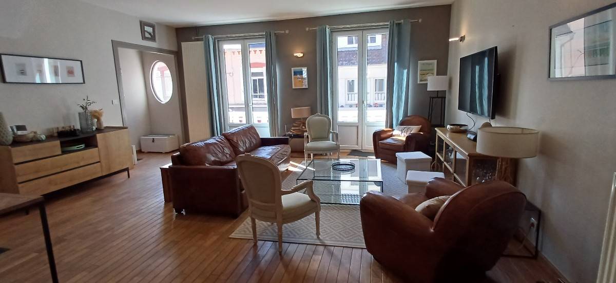 Loue en plein centre-ville du Touquet - 4 chambres, 12 couchages, terrasse