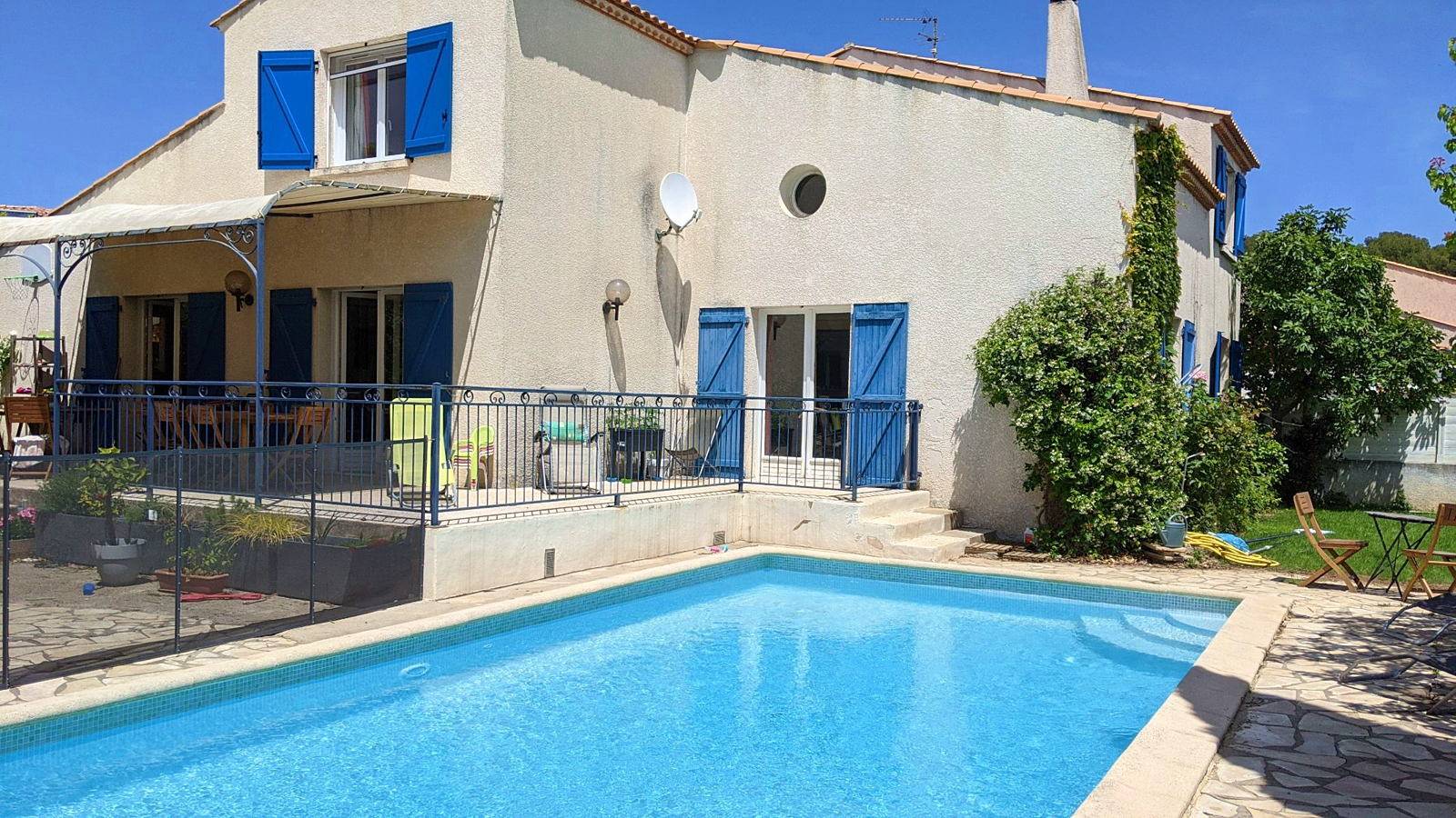Loue maison proche Montpellier - 4 chambres, 10 couchages - Clapiers (34)