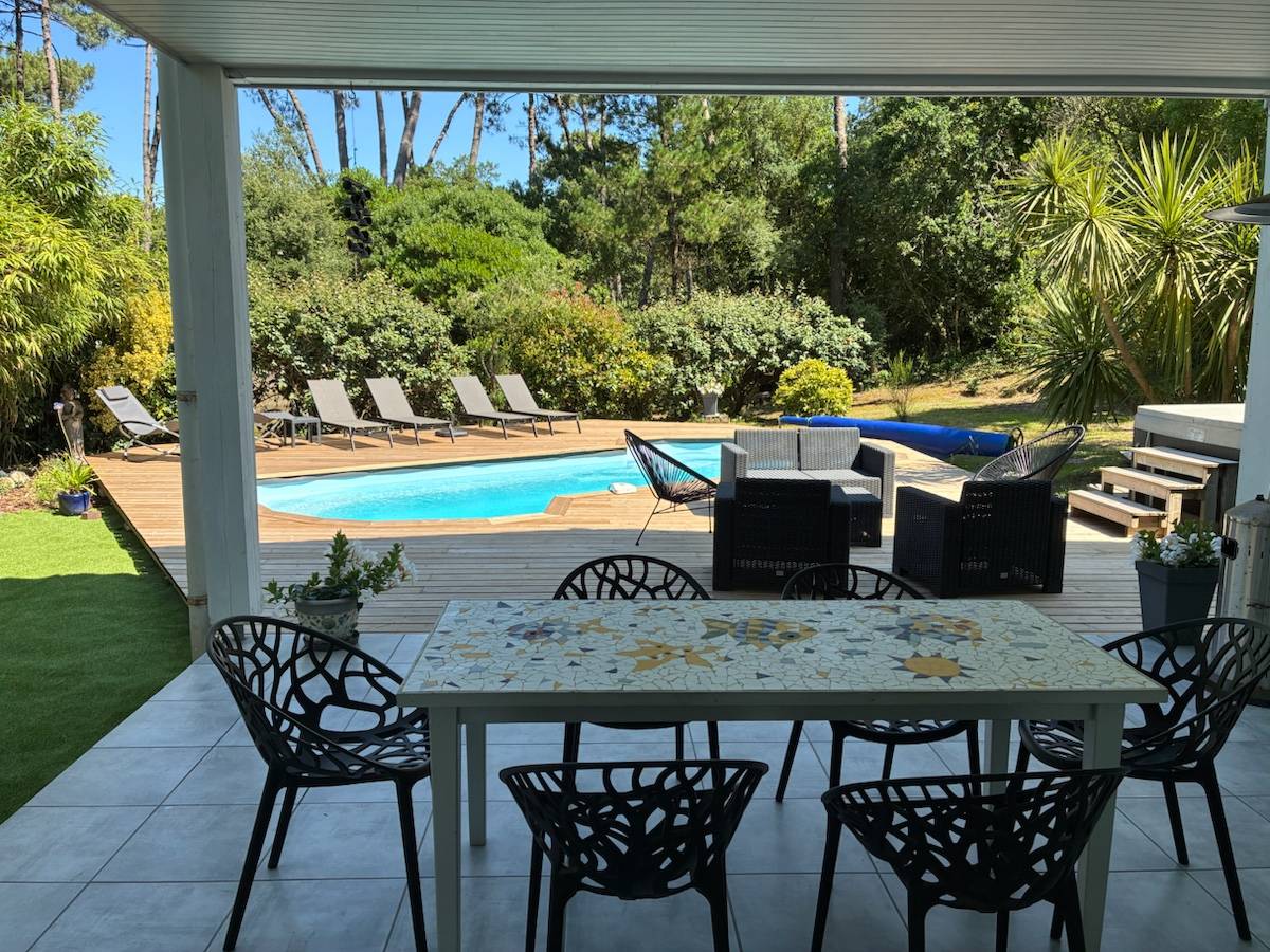 Loue maison Seignosse plage (40), 400m lac d’Hossegor - Piscine Spa - 6/8 couchages
