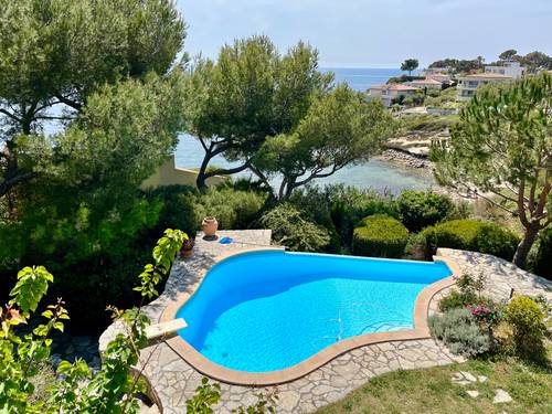 Loue Maison de Vacances en Provence, vue mer, piscine - 8 couchages, Carry-le-Rouet (13)