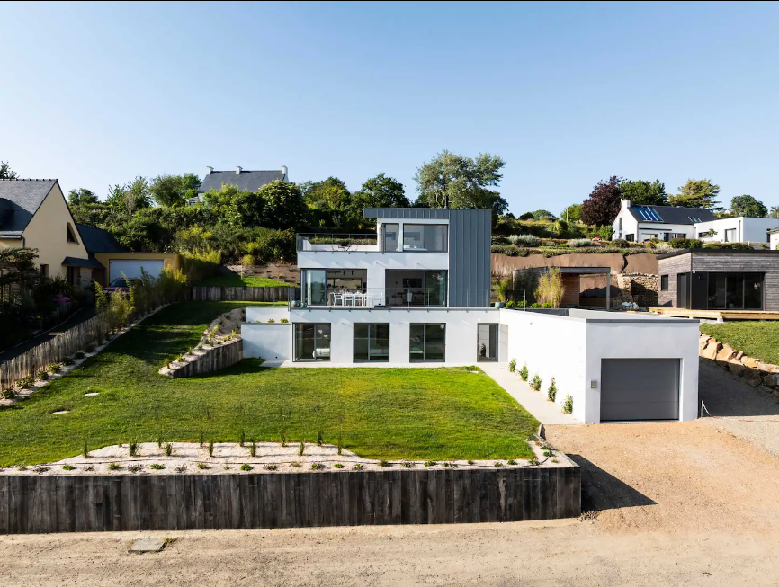 Loue villa de vacances en Bretagne, vue sur mer - 8 couchages