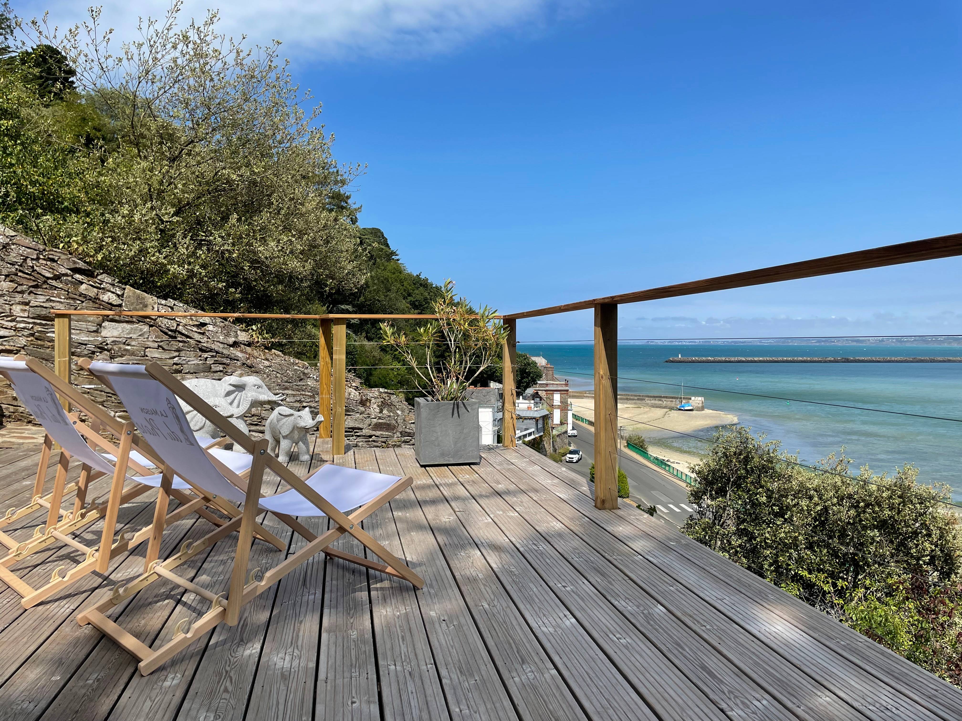 Loue Maison de vacances vue mer - 10 couchages, Plérin (22)