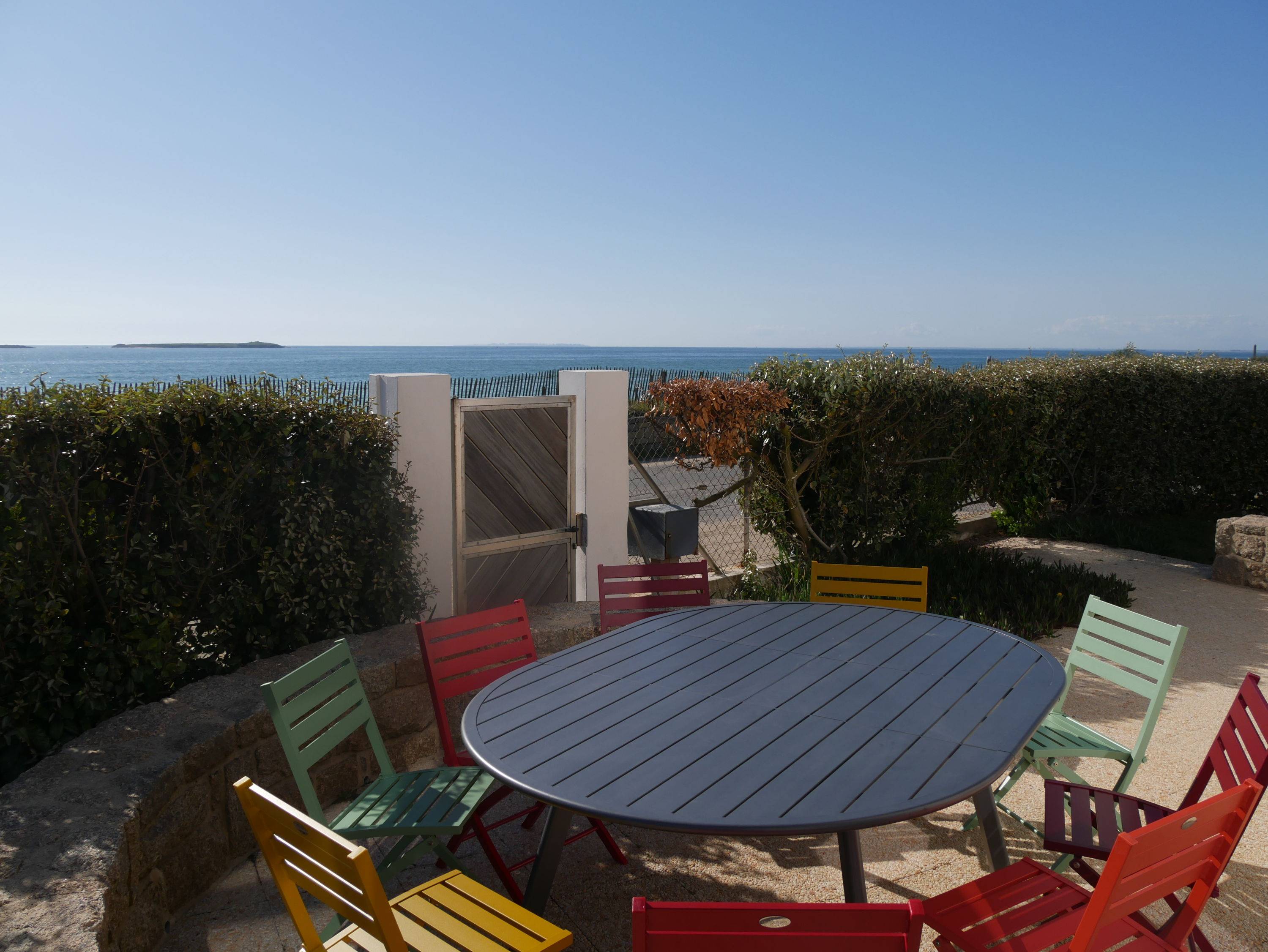 Loue maison de vacances vue mer pieds dans l’eau - 9 couchages - Saint-Pierre-Quiberon (56)