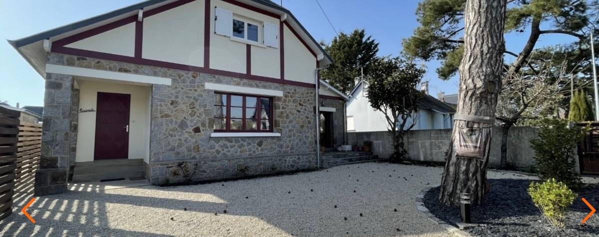 Loue maison de vacances 200m de la mer à Jullouville - 7 couchages - 300m commerce