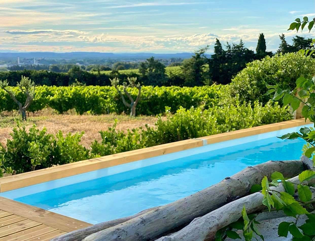 Loue gîte milieu des vignes, des cigales 10  (+2) couchages - Vedène (84)