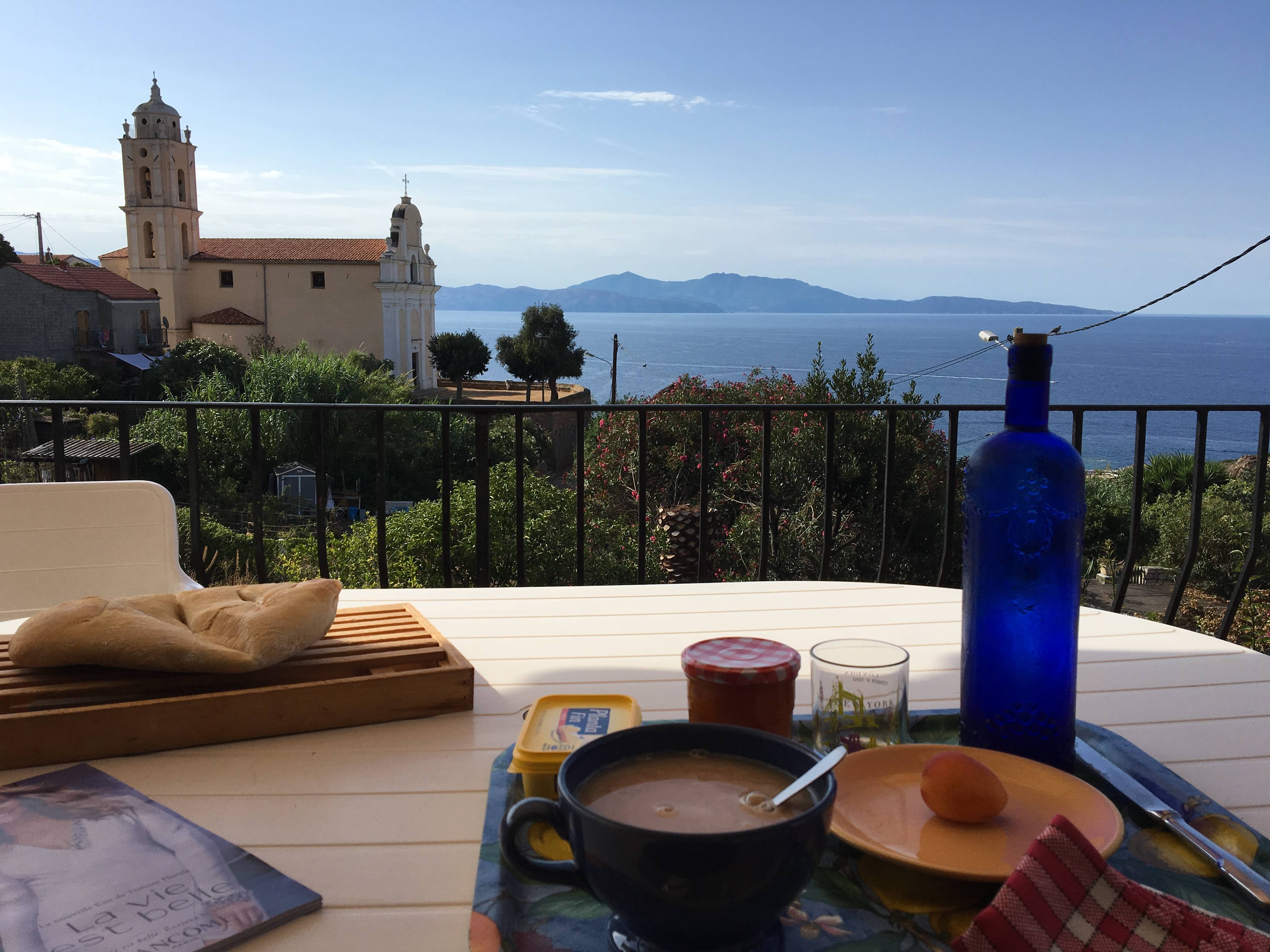 Loue maison de village à Cargèse (Corse) - belle terrasse vue mer - 2 chambres, 4 couchages