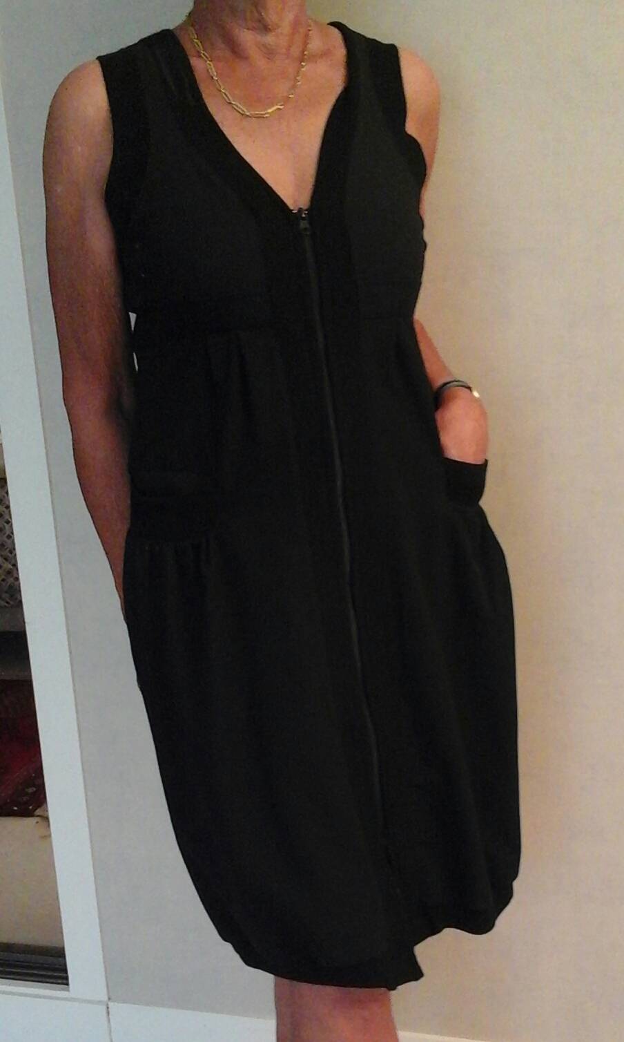 Robe noire sans manches - Taille M