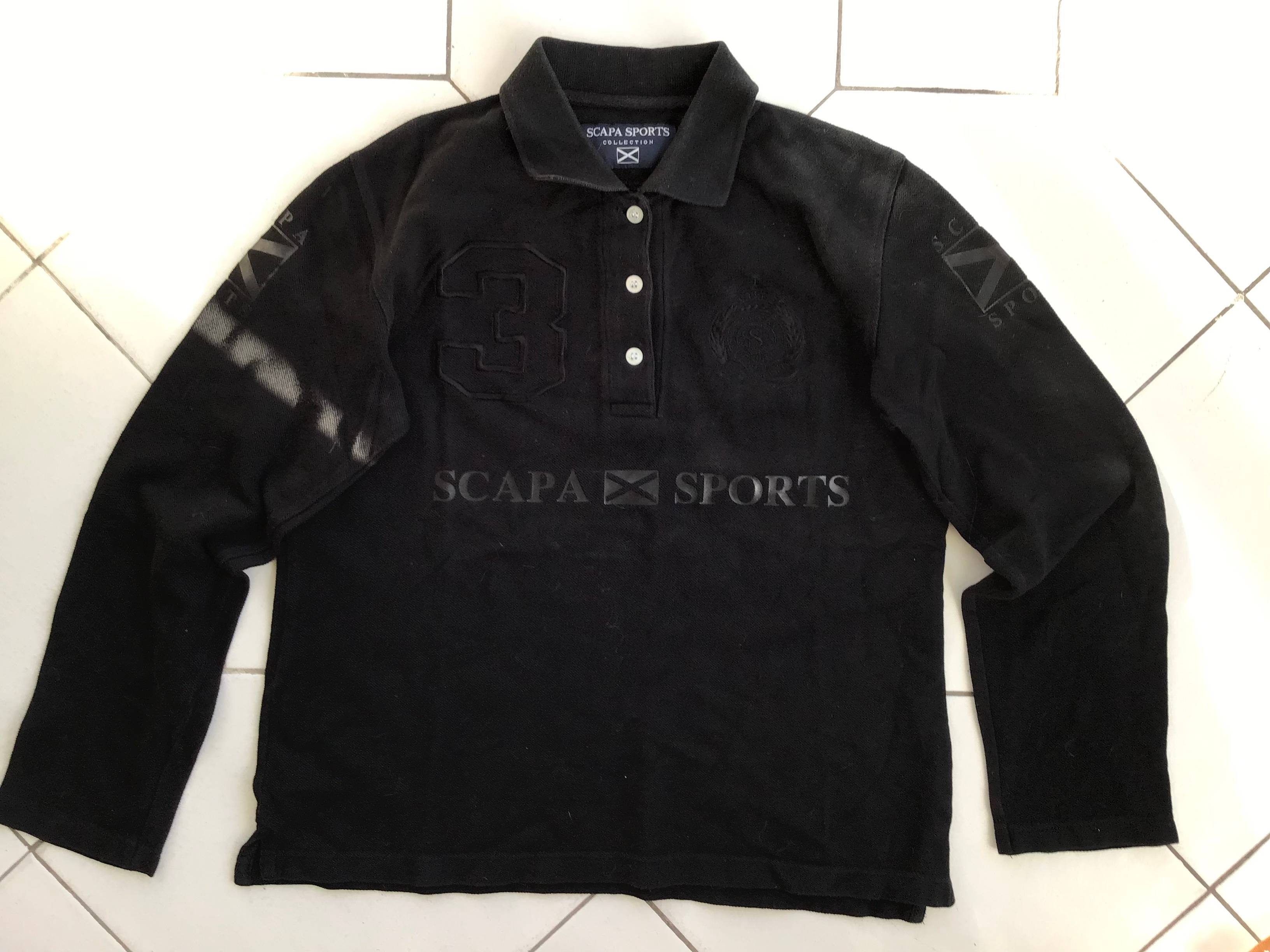 Polo manches longues T M « Scapa Sports »