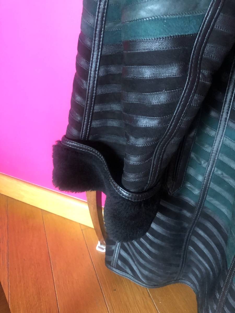 Manteau 3/4 cuir - Taille L