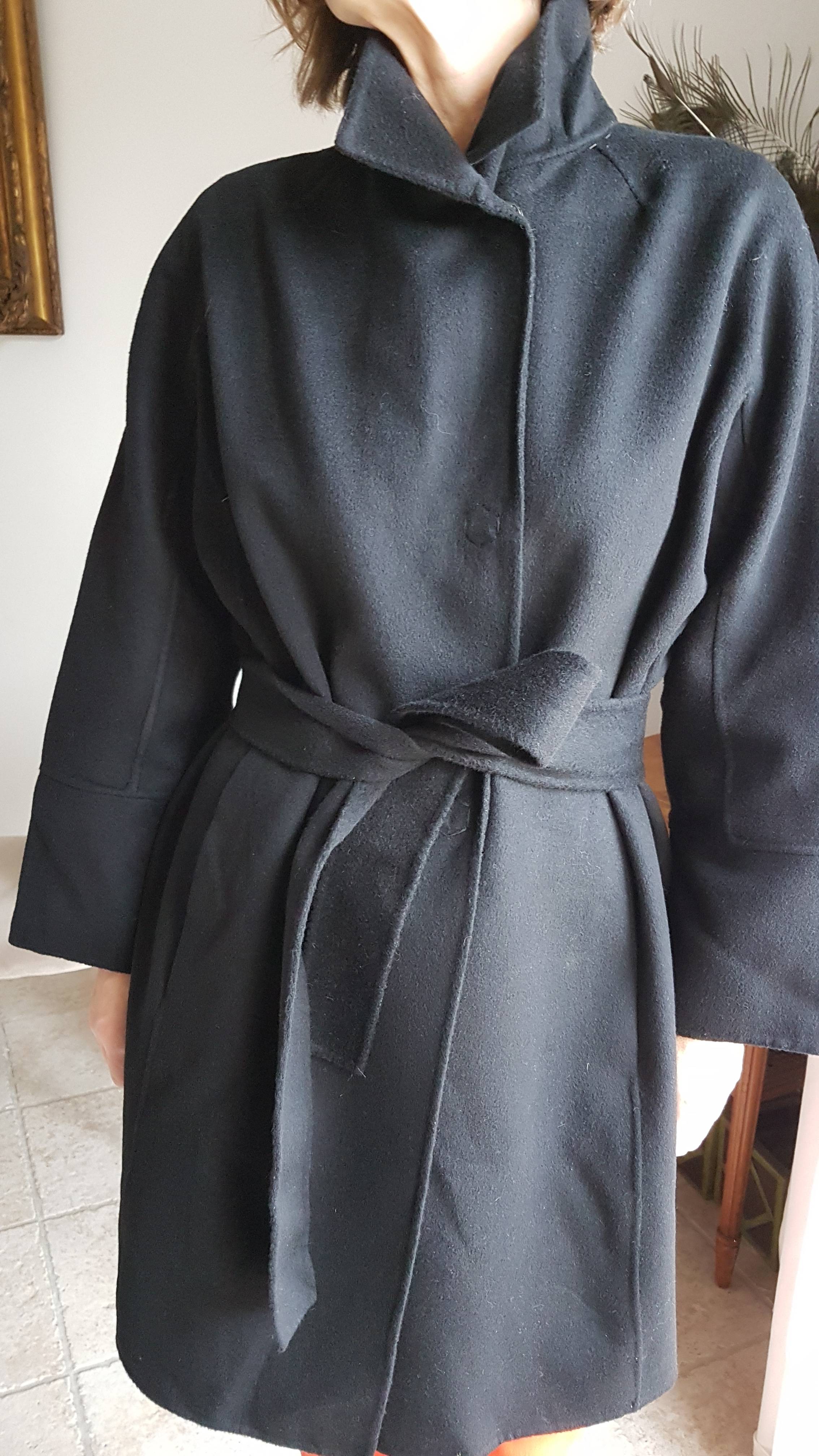 Manteau noir Apostrohe - Taille M