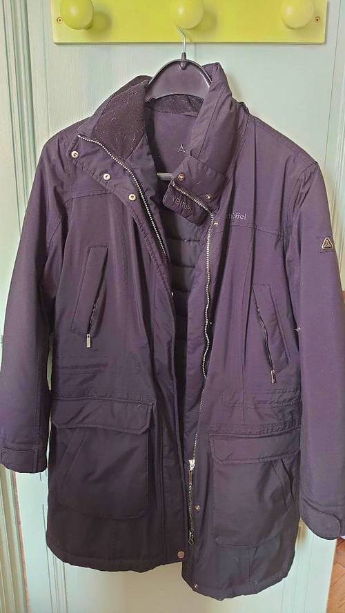 Manteau noir Aschoffel Goretex taille 44