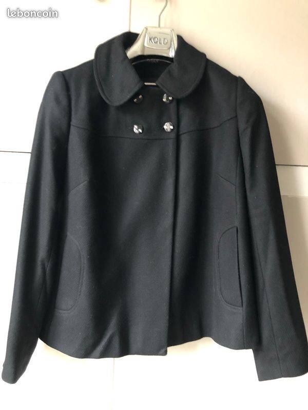 Manteau Caroll Noir Taille 38