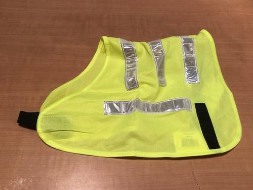 Gilet de sécurité fluorescent pour chien de taille moyenne