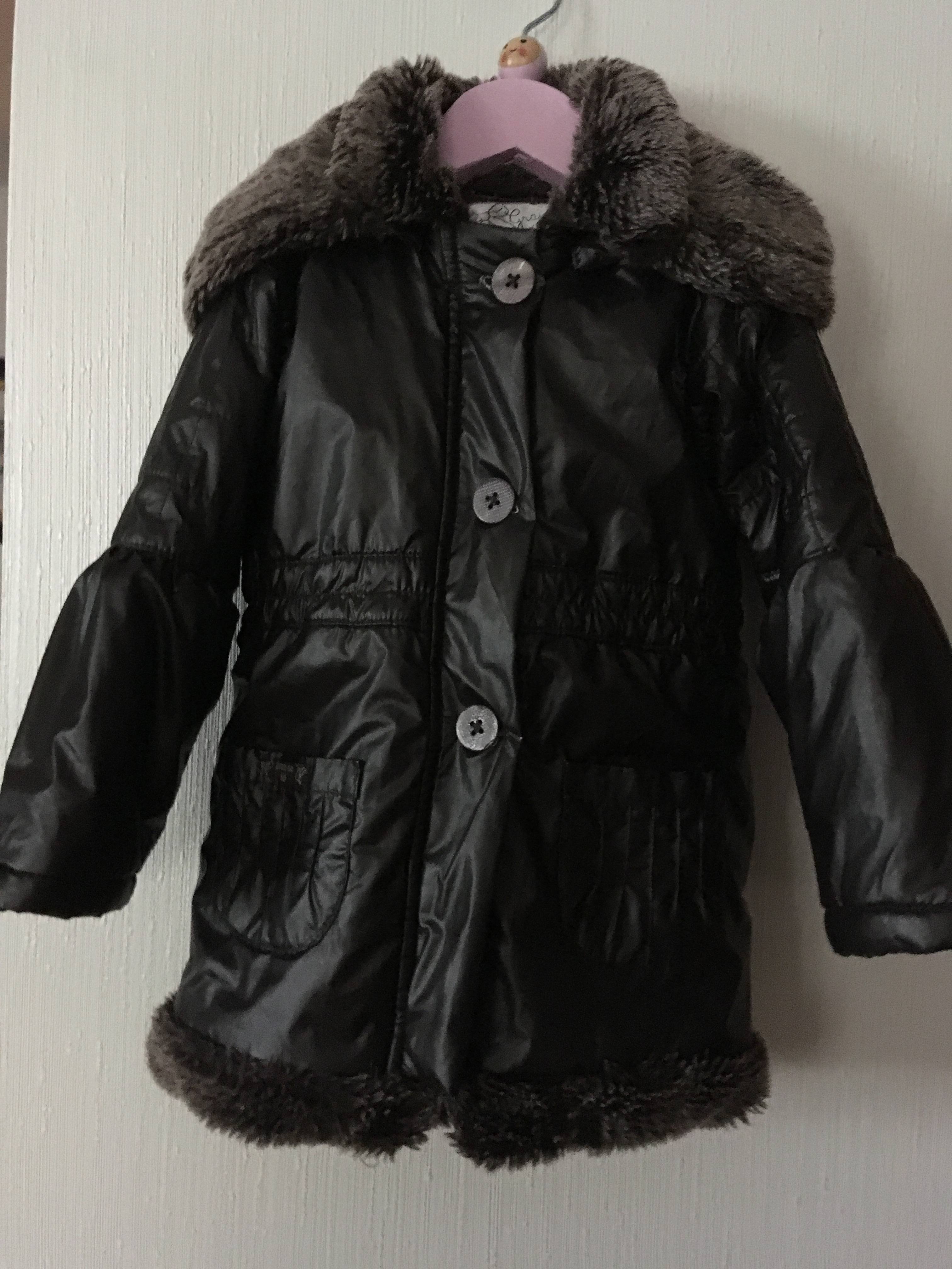 Manteau "grain de blé" fille 23 mois