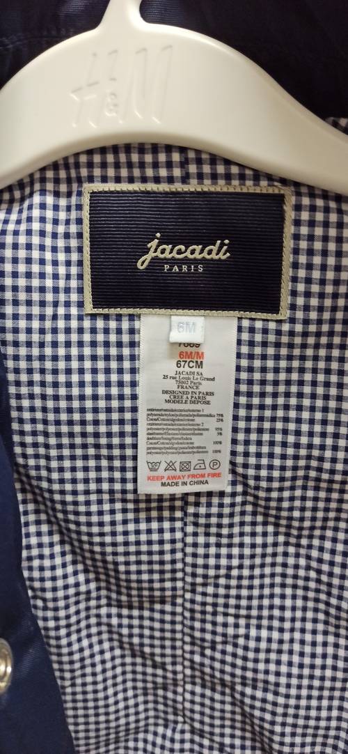Manteau neuf Jacadi 6 mois marine