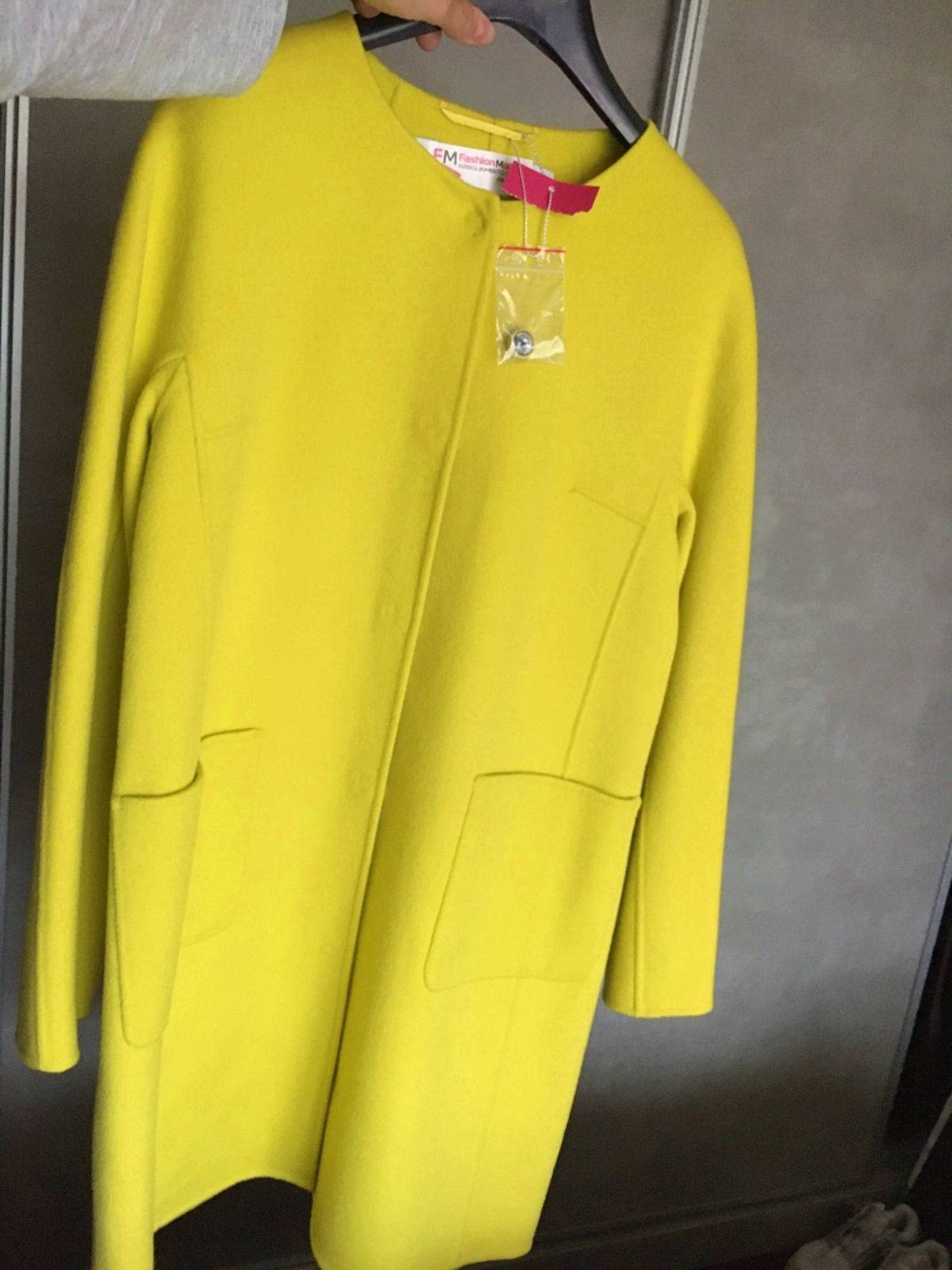 Manteau neuf MAX&CO T38 jaune laine