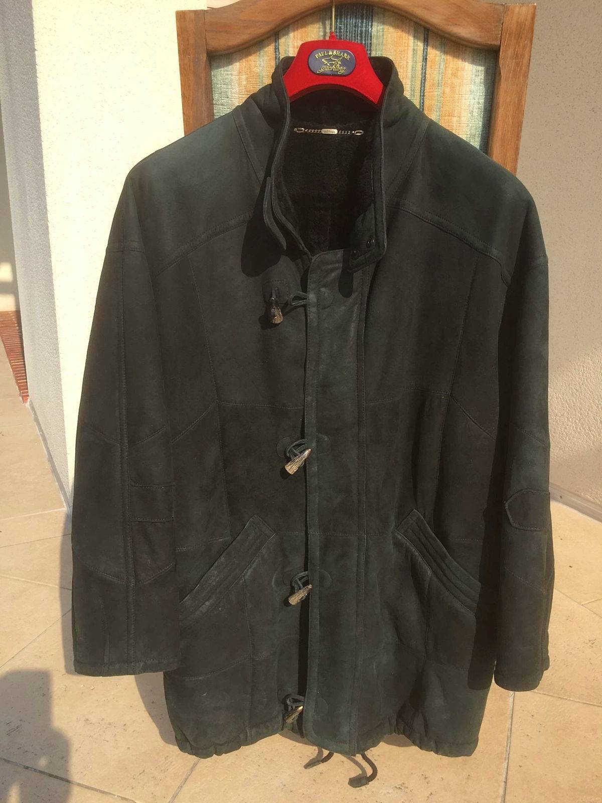 Manteau cuir lainé homme T M marque STRIWA