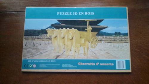 Maquette Balsa char Romain à construire
