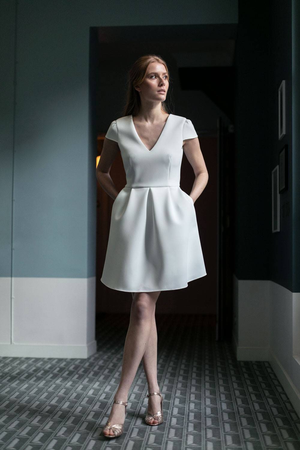 Robe mariage courte - Maison Lemoine - taille 38