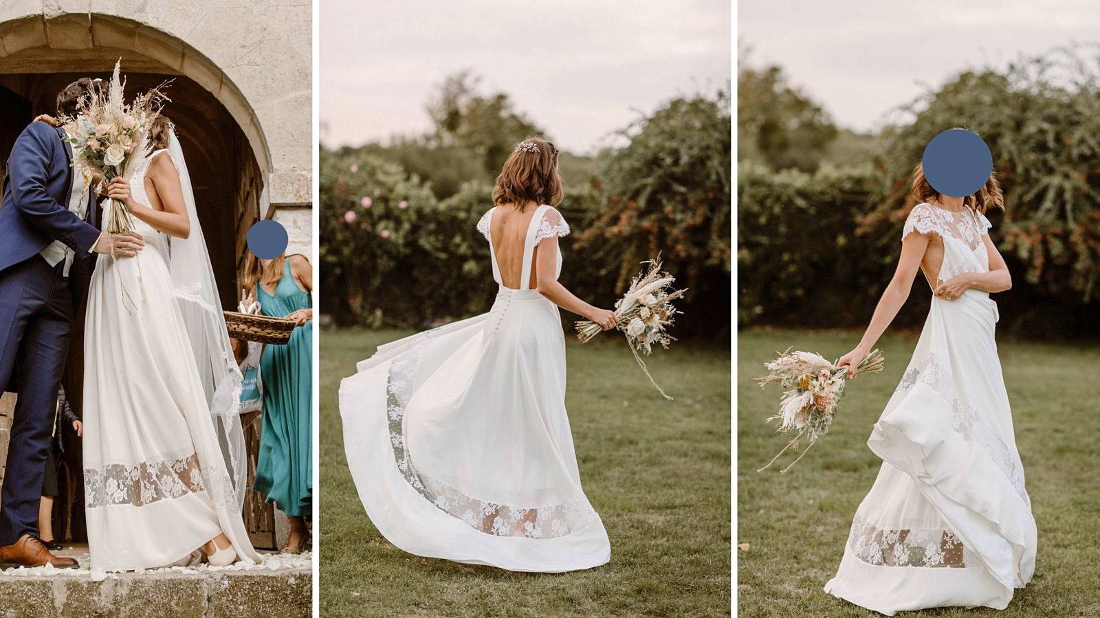 Robe De Mariée Bohème Champêtre Grande Taille Robe de mariée bohème chic champêtre Elise Hameau taille 36 sur Gens de