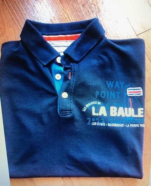 Polo bleu marine Bastaq Neuf