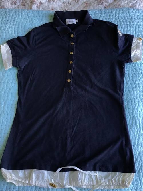 Vends polo marine "Moncler" - Taille M