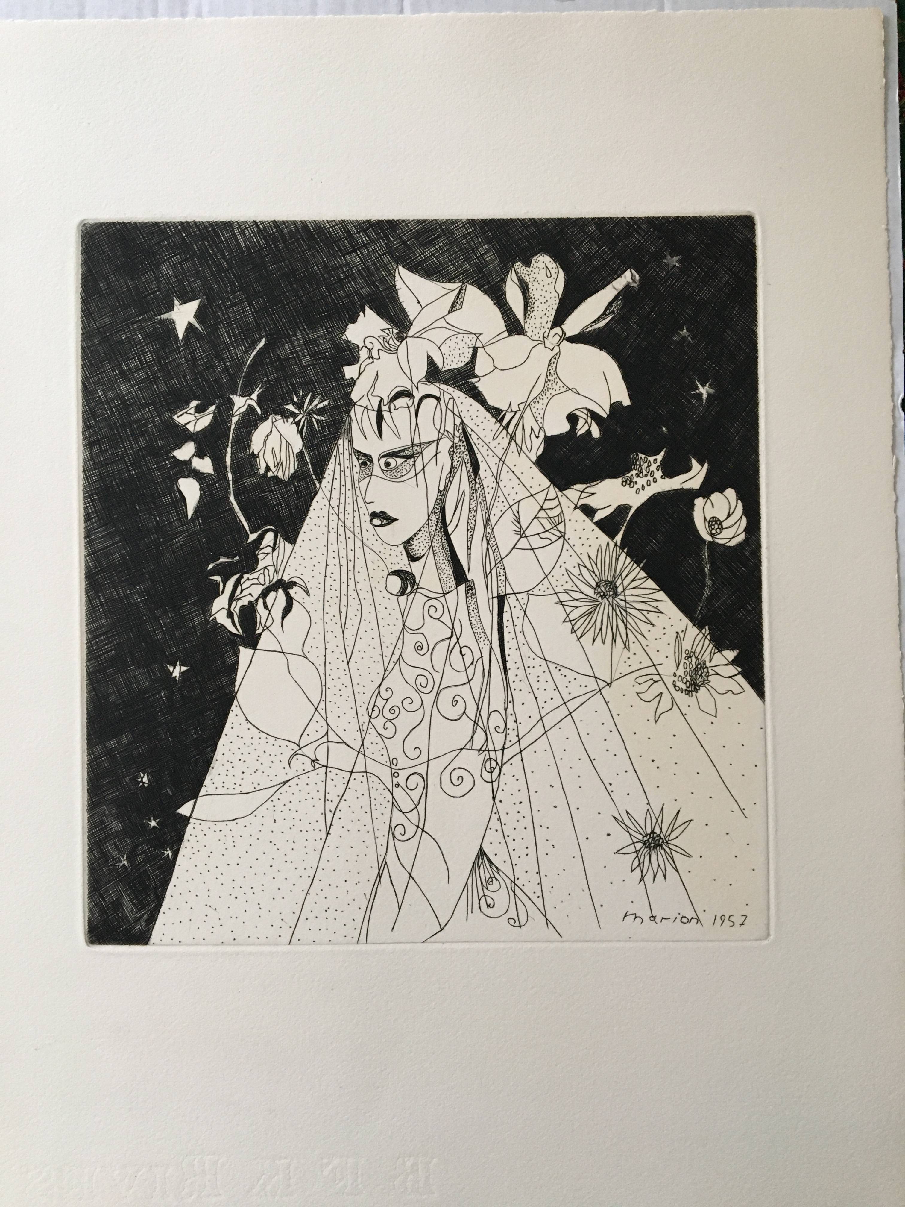 Marion Tournon-Branly : La nuit de Saint Jean (gravure)