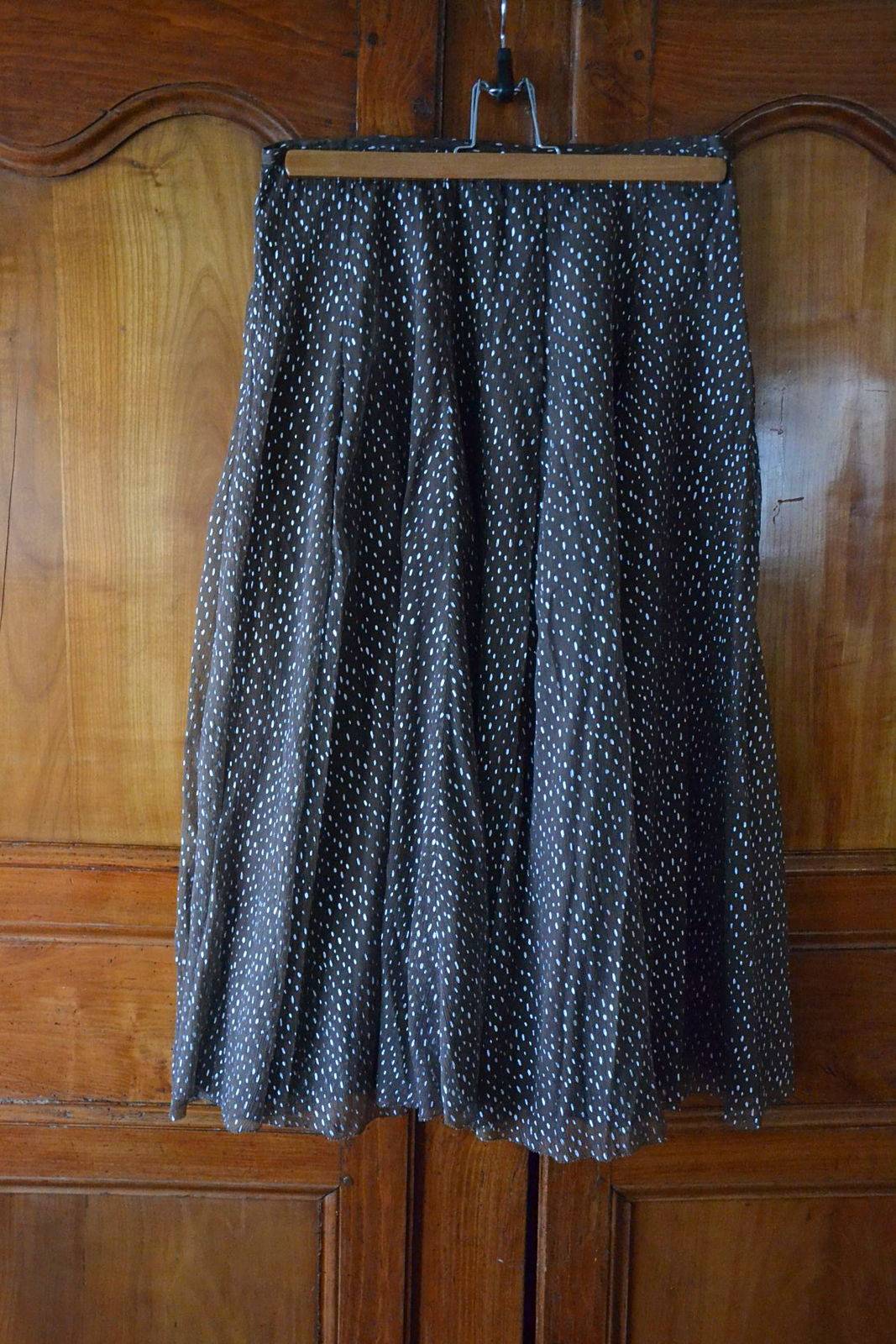 Jupe Ventilo couleur taupe, petit 40