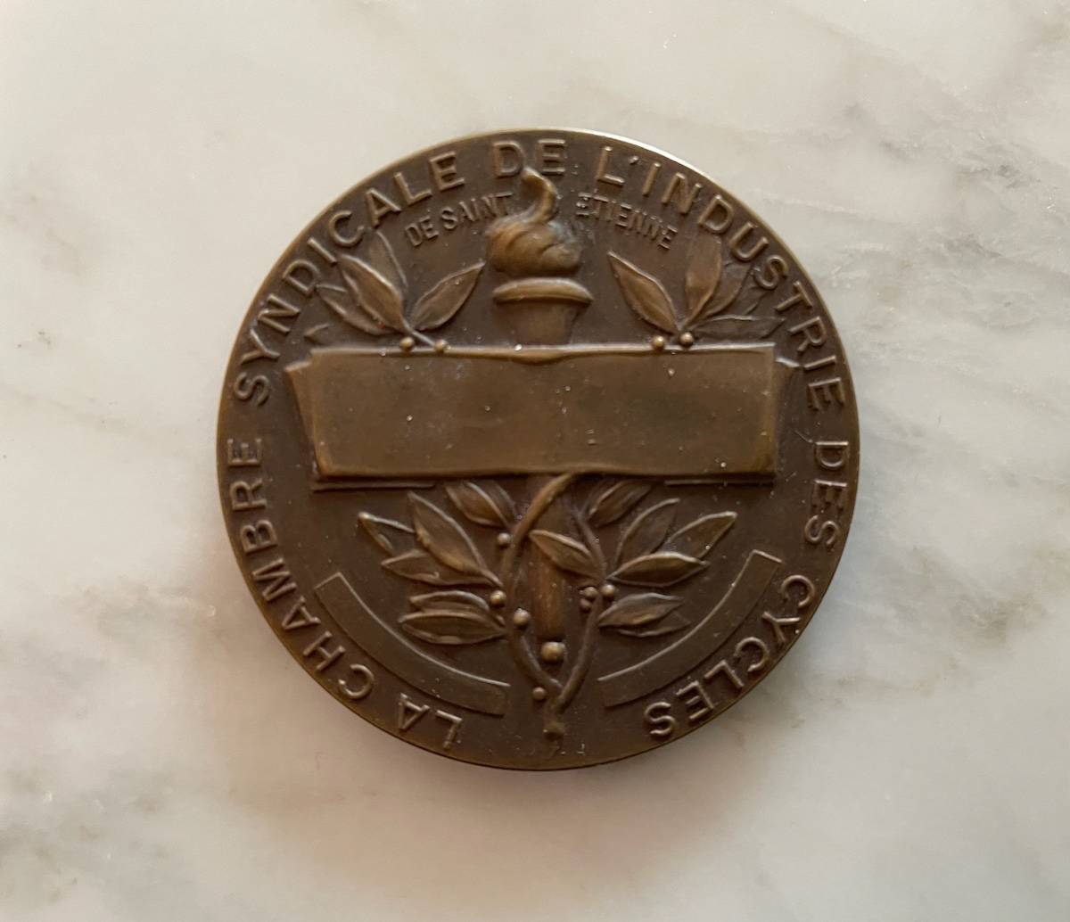 Médaille ou pièce en bronze La Chambre Syndicale de l’Industrie des