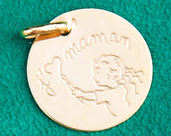 Vends médaille or 18 carats, idée cadeau pour une maman