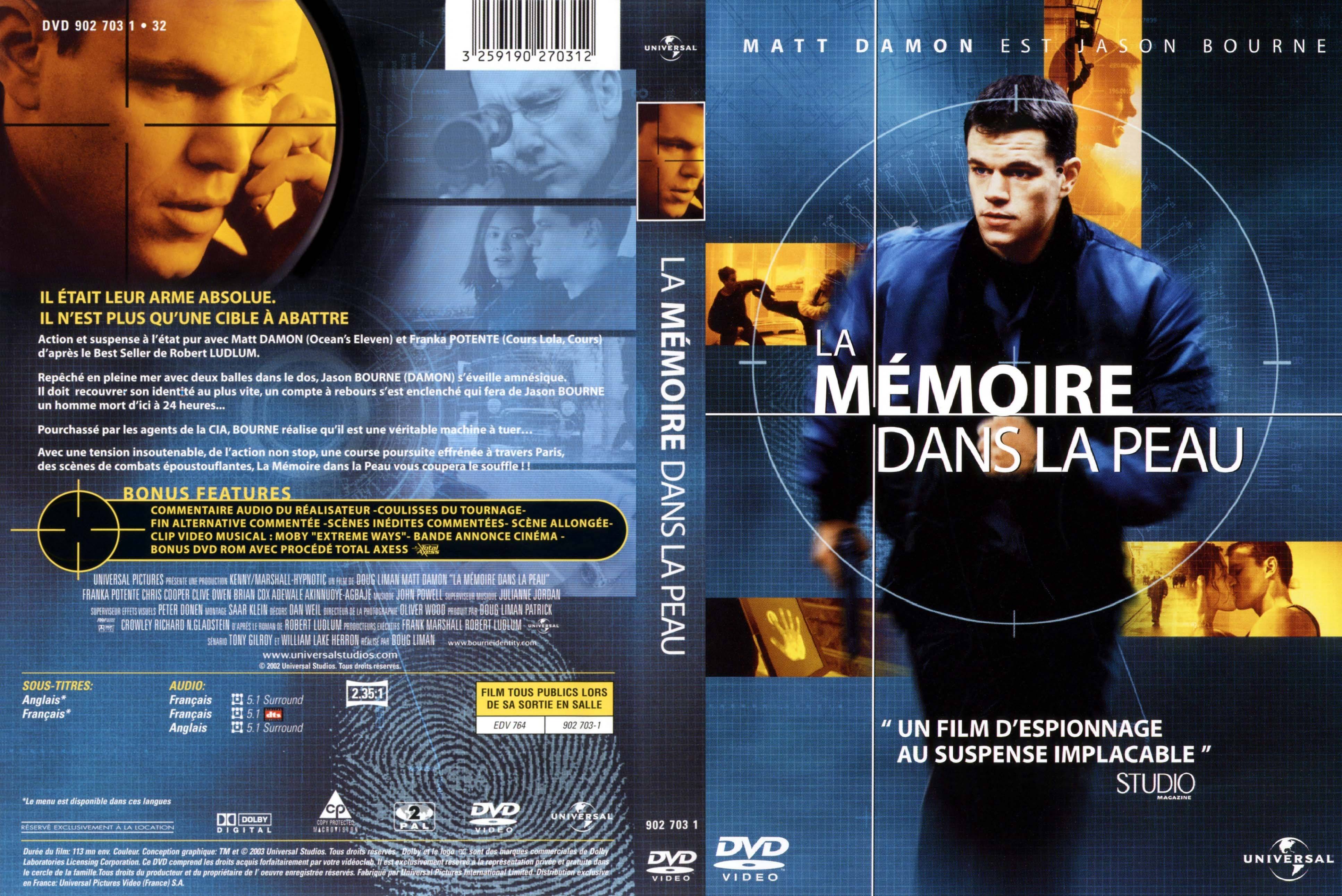 La Mémoire dans la peau - Film 2002 - AlloCiné
