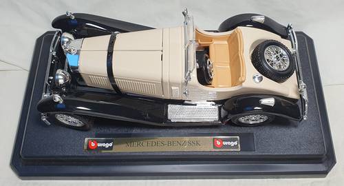 Mercedes Benz SSK 1928 BBurago Collection - Beige