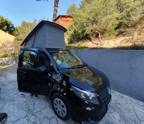 Mercedes Vito Marco Polo 2,2 cdi 163ch 2016, Westfalia, 5 places (hom 7places) 2 grands lits, cuisine arrière