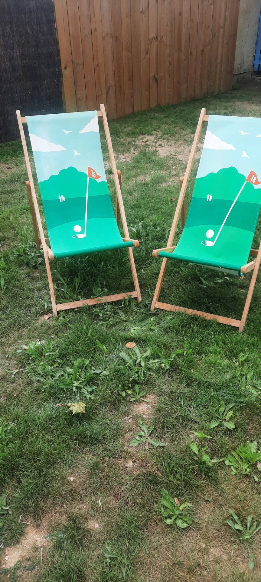 2 Méridiennes en bois