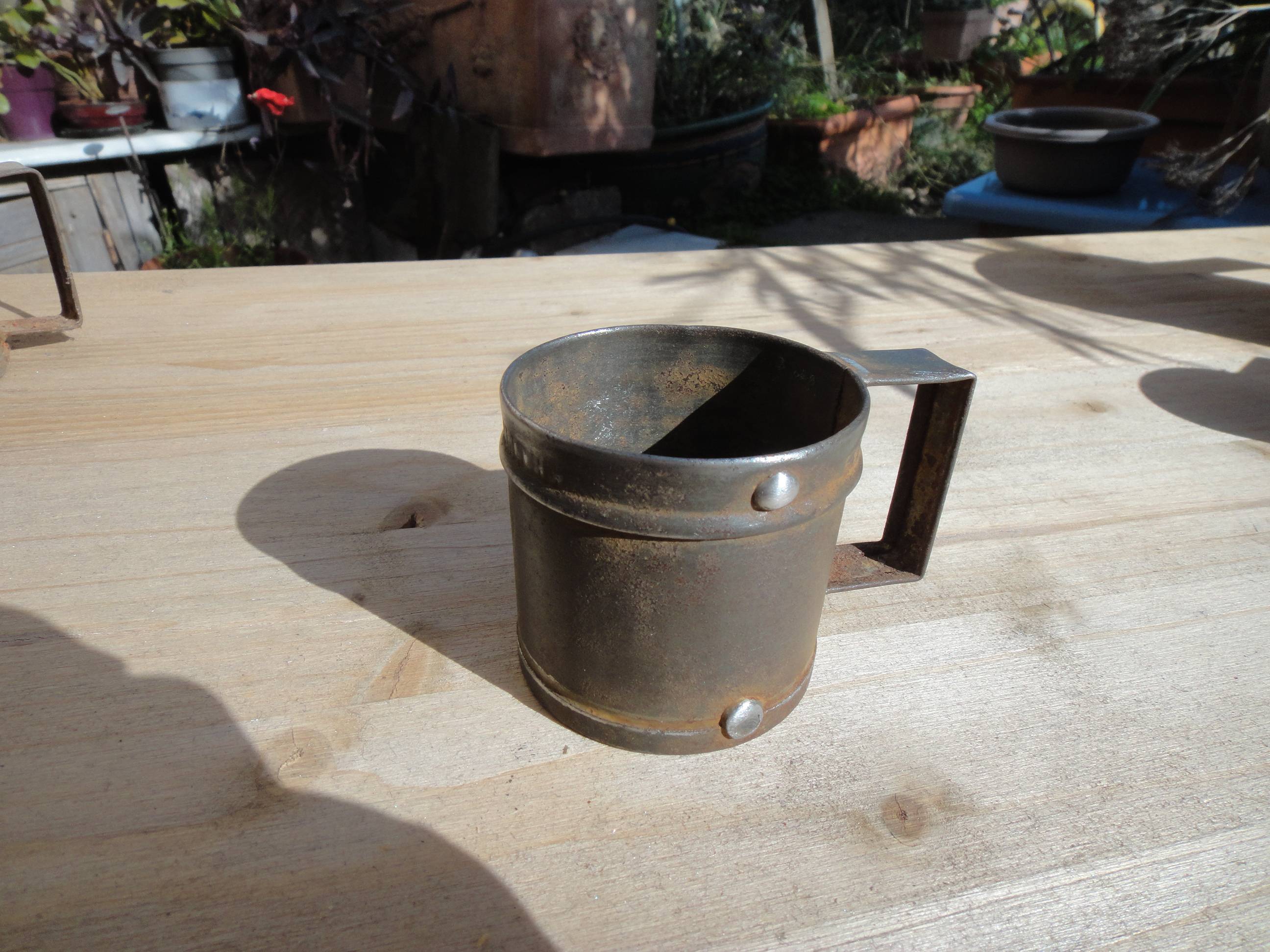 Mesure à grain en métal Décilitre