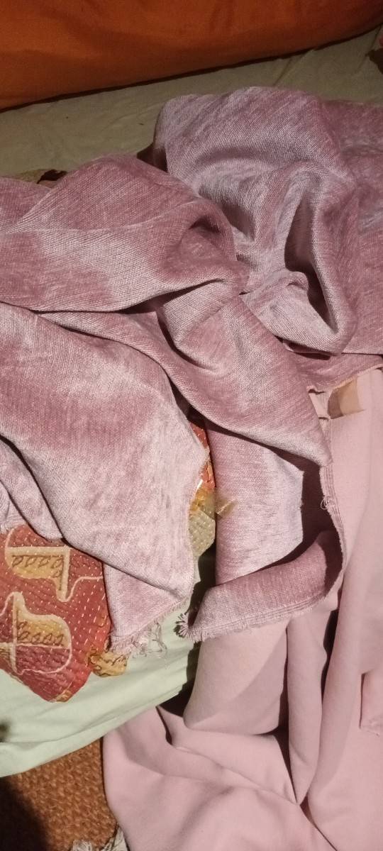 Vends métrage velours de lin