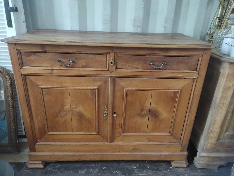 PETITE COMMODE VINTAGE En Bois Merisier Meuble Ancien EUR 220,00
