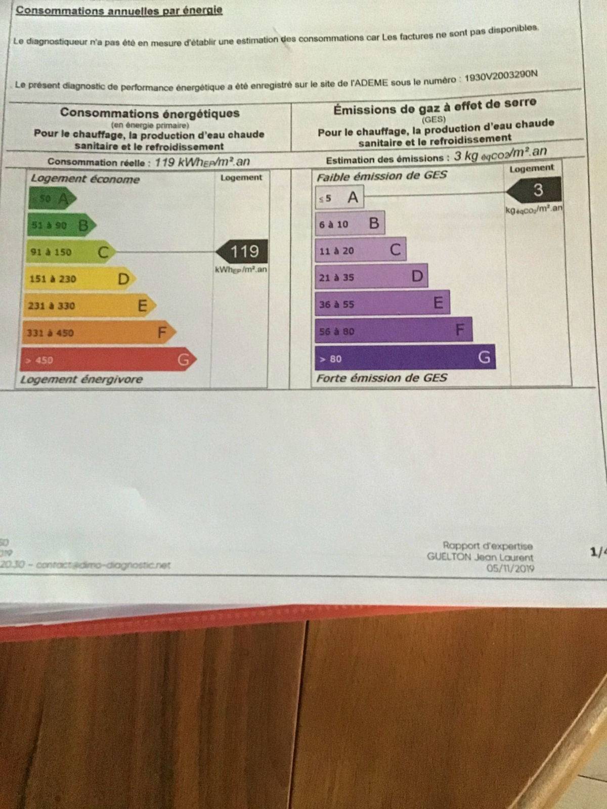 Une photo de l’annonce