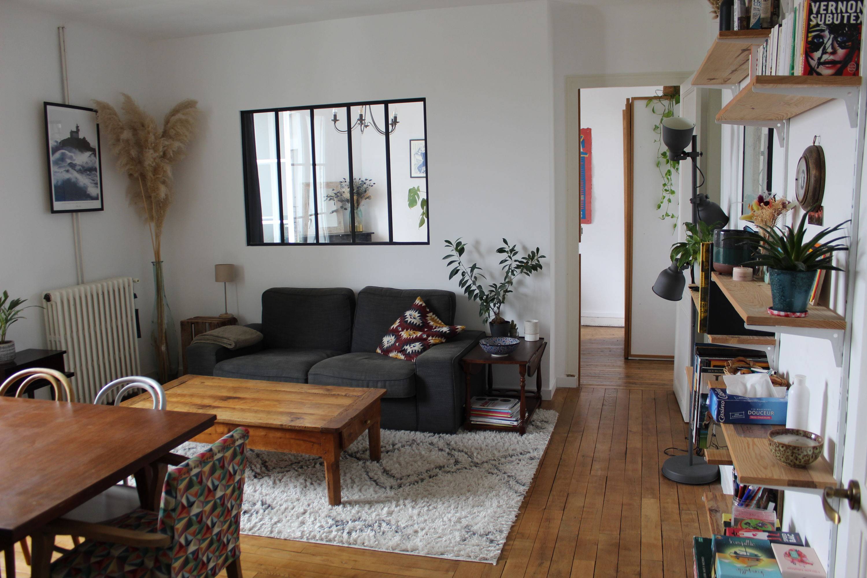 Loue T3 meublé pont de la motte rouge - 67m², Nantes (44)