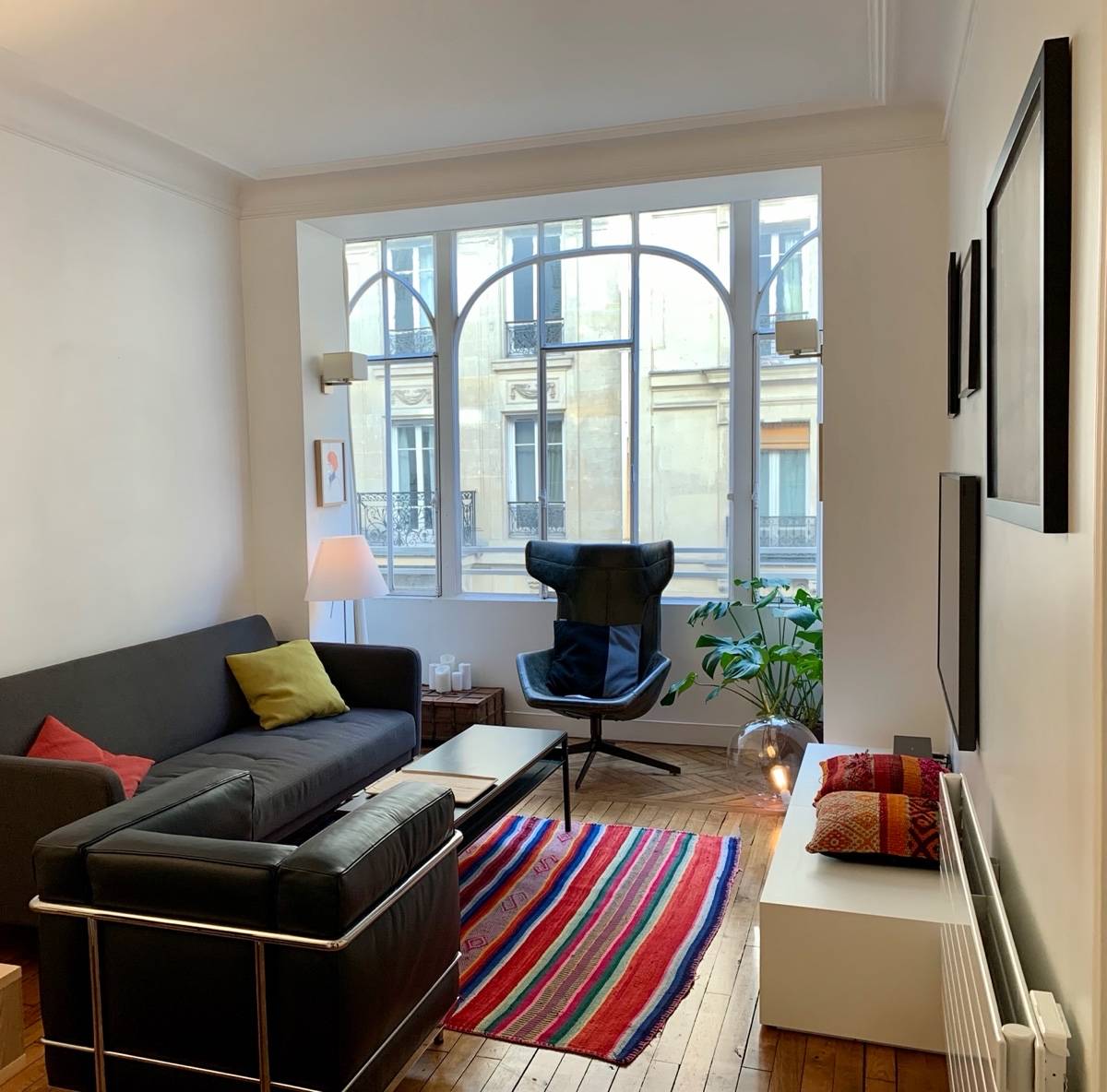 Loue meublé 65m² - Paris 17ème - 2 chambres