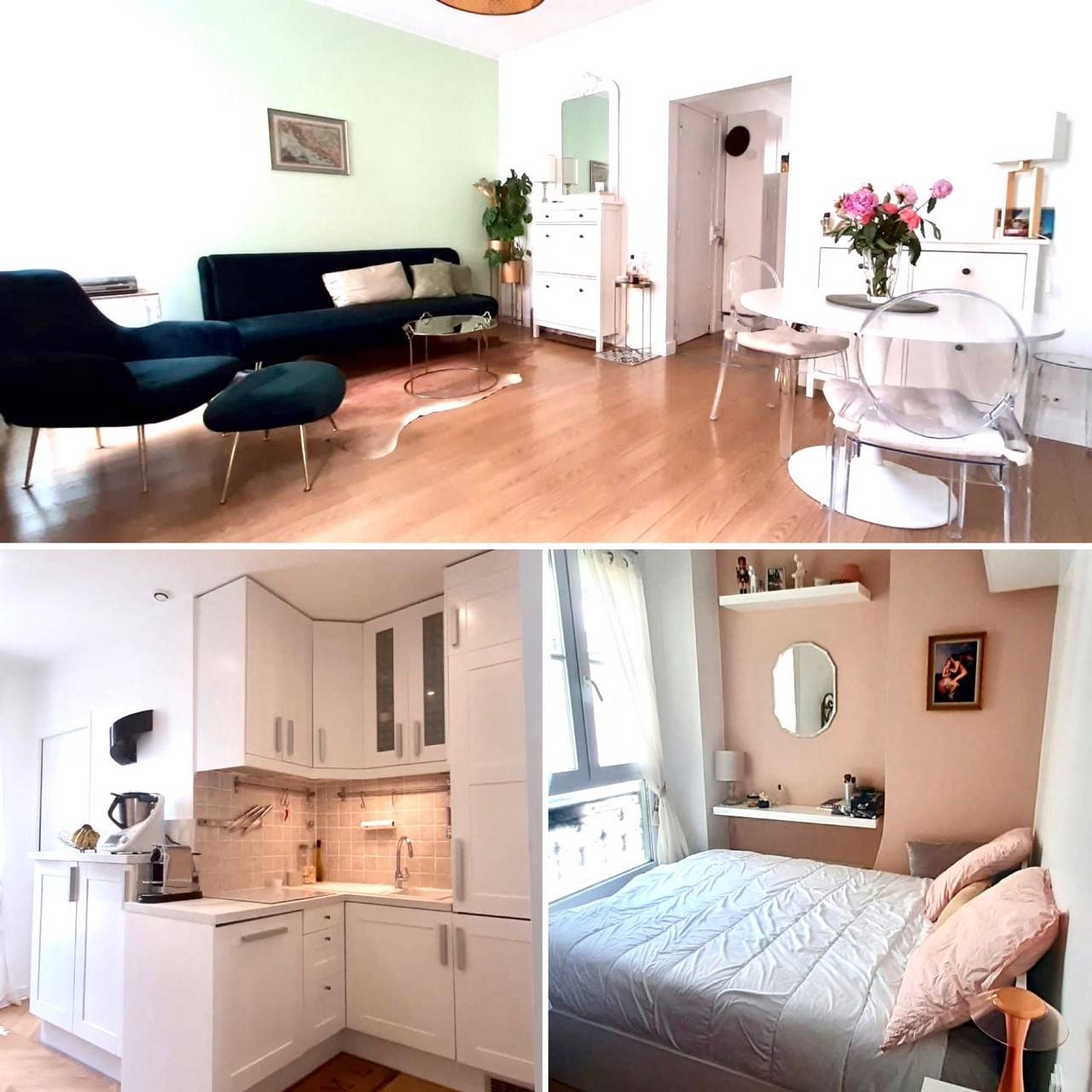 Loue appartement 39m² T2 meublé Quartier Collange/Marjolin