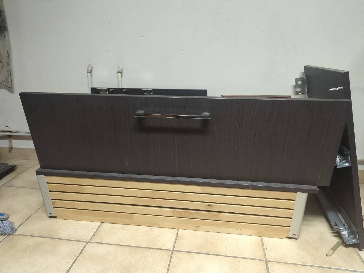 Meuble de salle de bain noir 120cm de large on Gens de Confiance