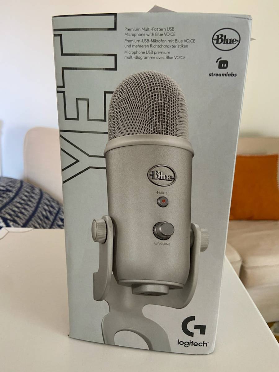 Microphone USB Logitech Yeti - excellent état