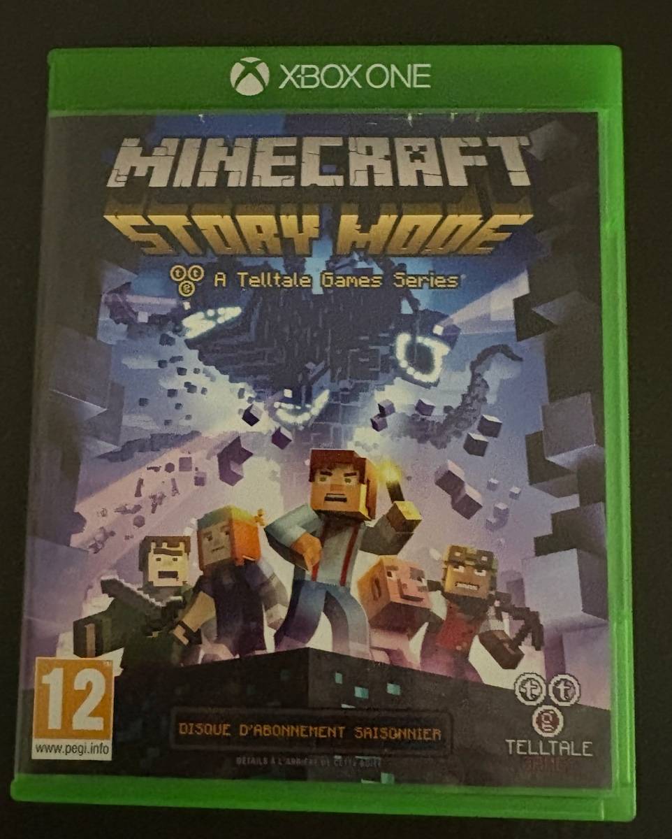 Vends jeu Minecraft Story Mode Xbox One