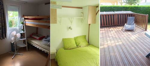 Mobil Home 3 chambres jusqu’à 8 personnes dans camping 4 étoiles ****