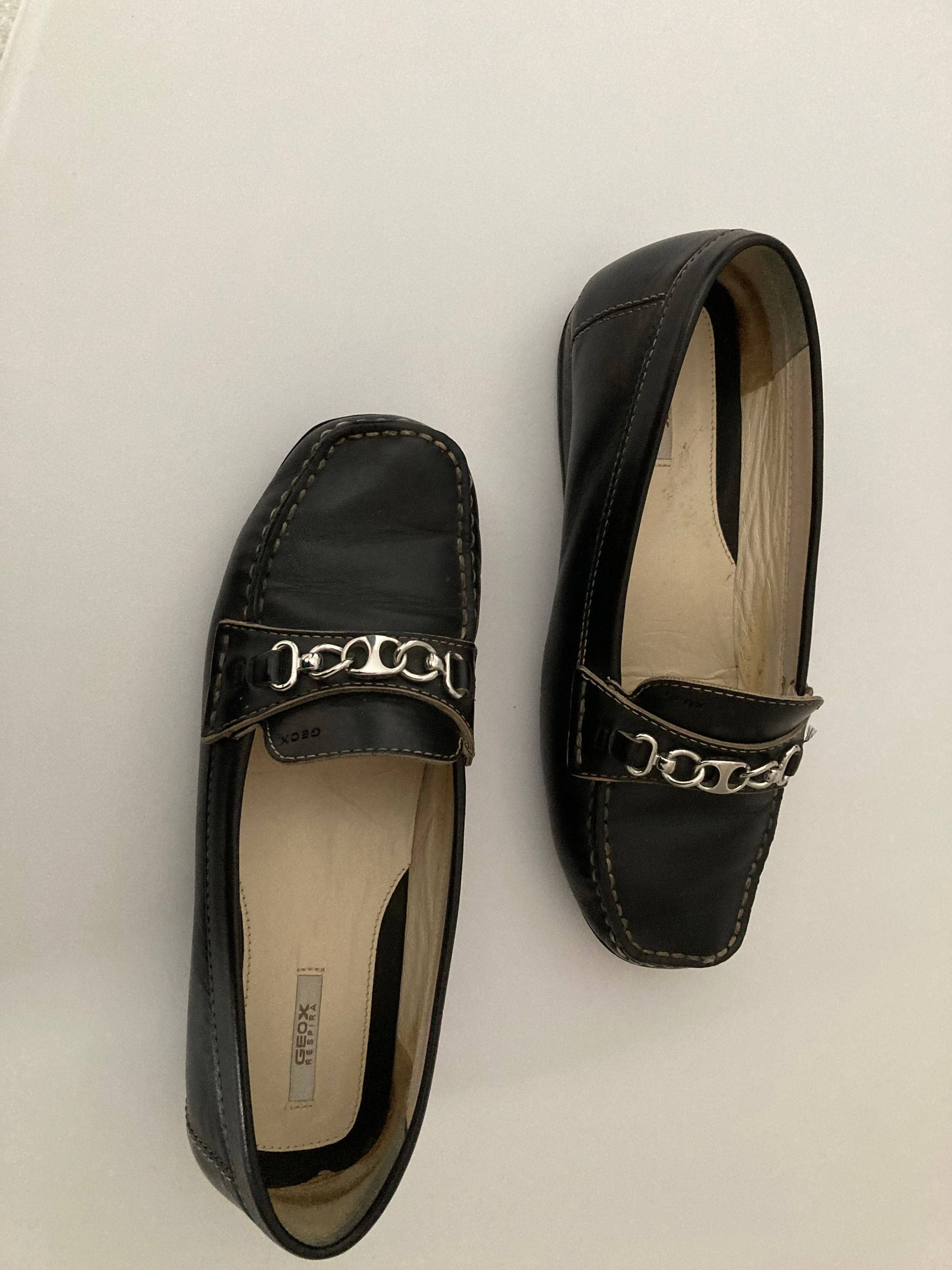 Vends mocassins femme bleu marine - Pointure 38