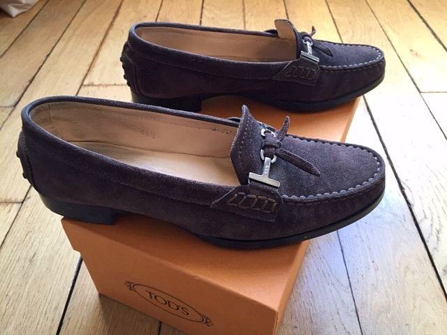 Mocassins Tod’s daim marron, pointure 37