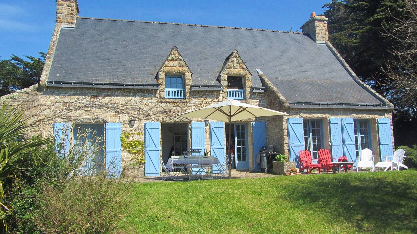 Loue maison familiale, plein sud, 10 couchages, calme - Île-aux-Moines (56)
