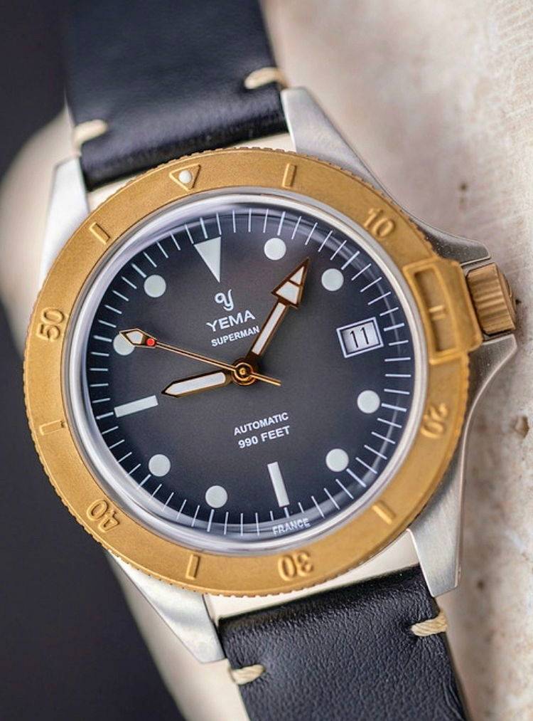 Montre YEMA automatique neuve, série limitée